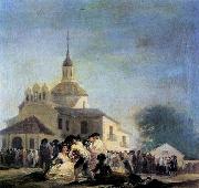 Francisco de goya y Lucientes Pilgrimage to the Church of San Isidro china oil painting artist